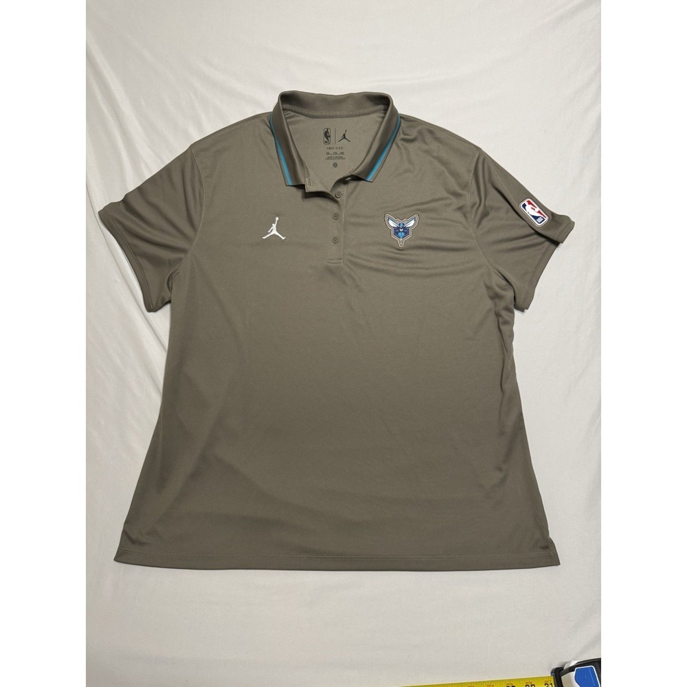 Charlotte Hornets Nike Dri-Fit‎ Jordan Team Coach Issue NBA Women's Size XXL